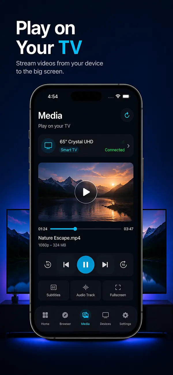 Cast to TV: Web Video Browser screenshot 5