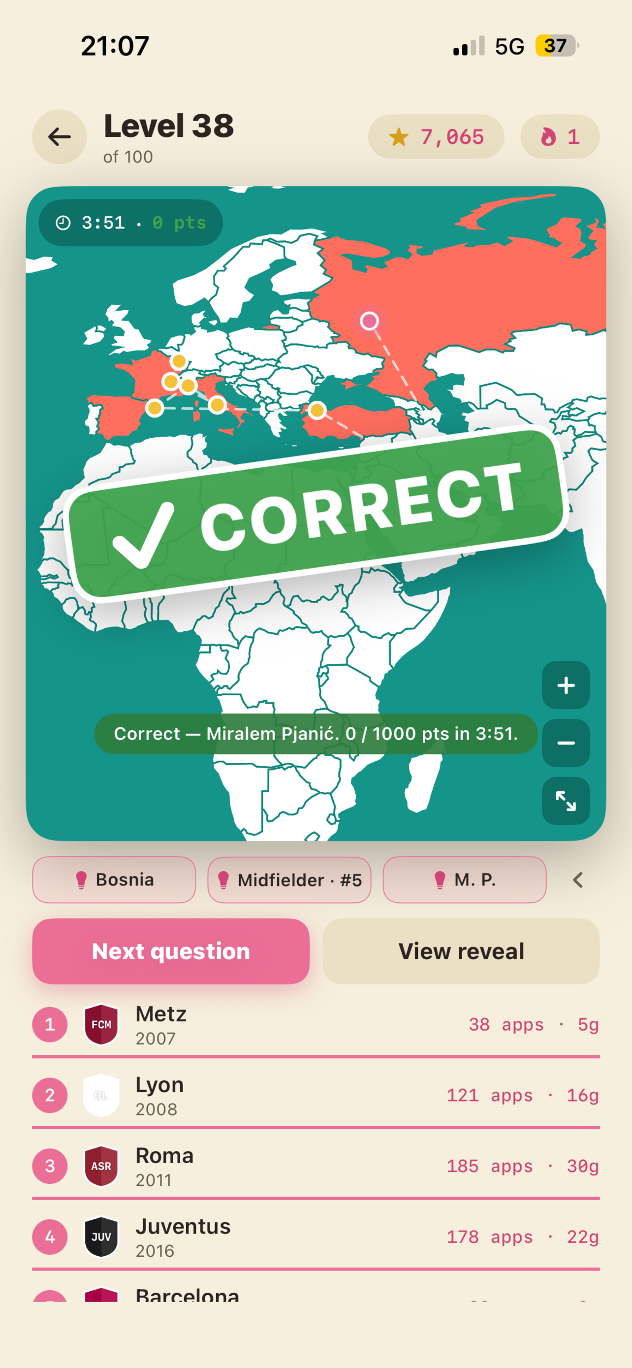 Route One Football Quiz screenshot 4