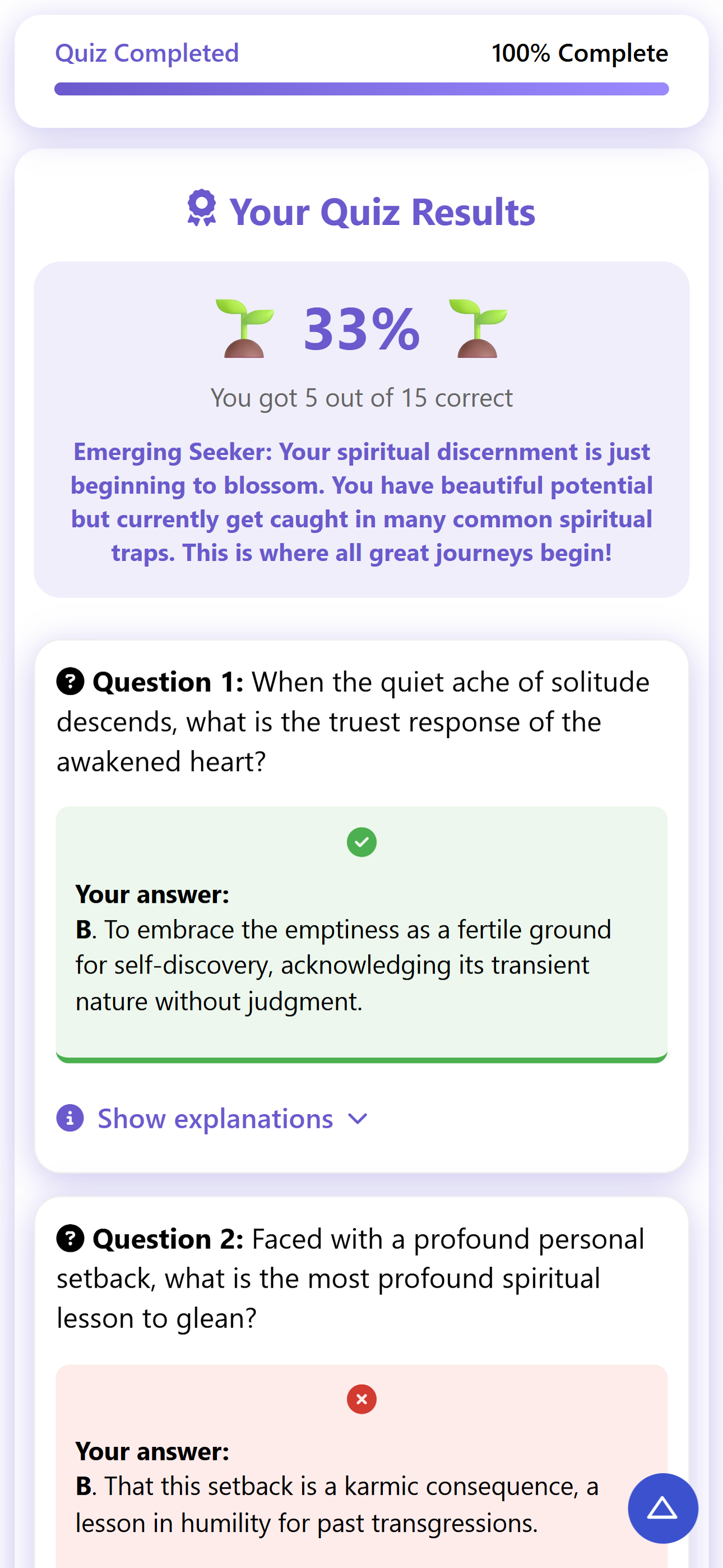 La personnalité spirituelle
