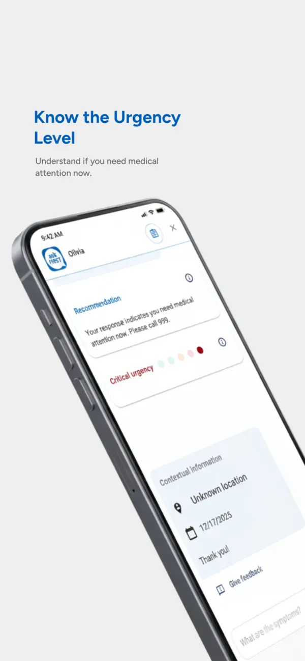 Screenshot #3 pour AskFirst (formerly Ask NHS)