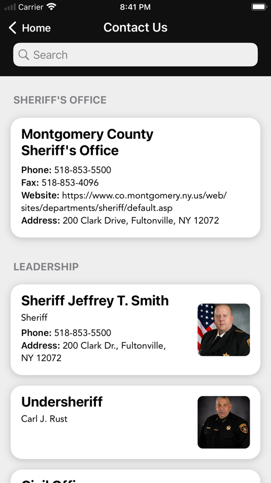 #2. Montgomery County Sheriff NY (iOS) Przez: Montgomery County Sheriff's Office (NY)