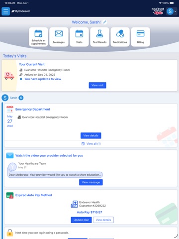 MyEndeavor iPad screenshot 1