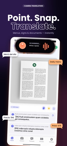 Voyagr: AI Travel Translator iPhone screenshot