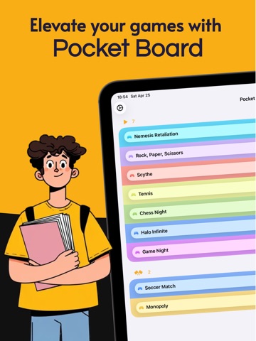 Pocket Board: Scorekeeper iPad screenshot
