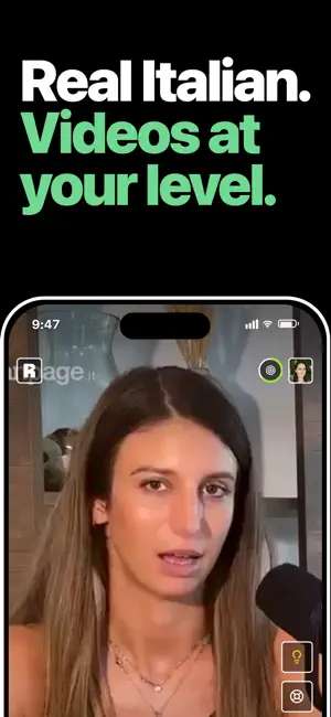 Reelang: Learn Italian screenshot 1