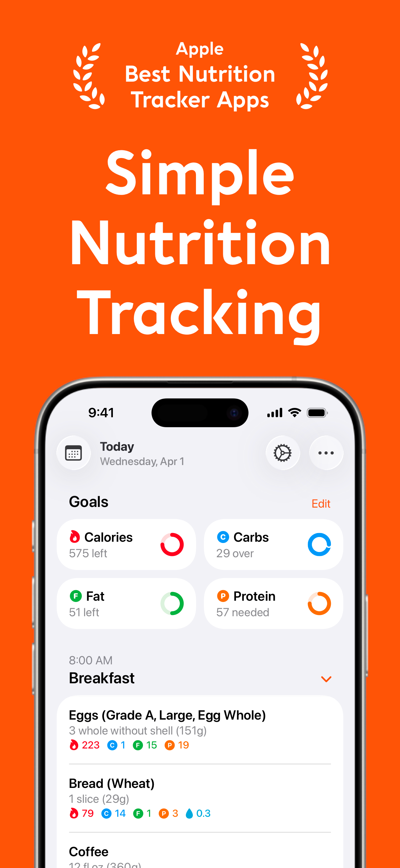 Nutrition Tracker: Foodnoms