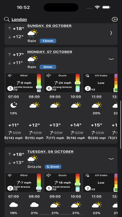 RainAlert: Rain Radar & Alerts iPhone screenshot 4 - Weather app