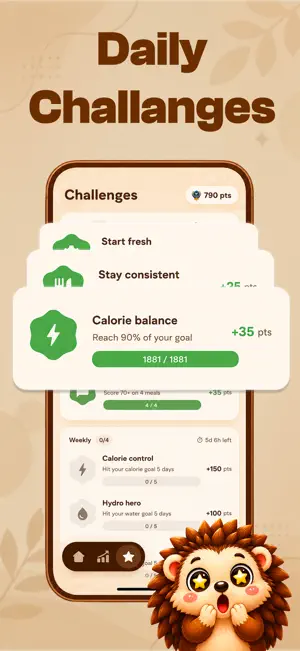 Hedgepal: AI Calorie Counter screenshot 4