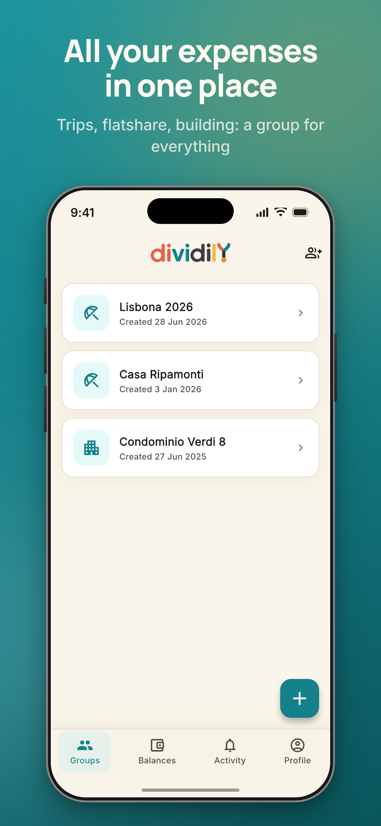 Dividily screenshot 2