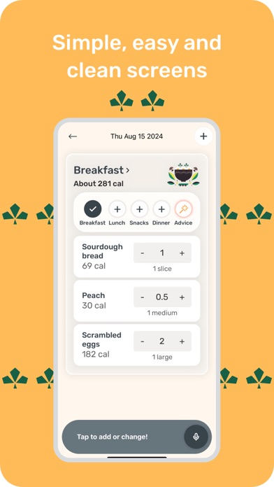 Nurish: Fast Calorie Tracker Screenshot