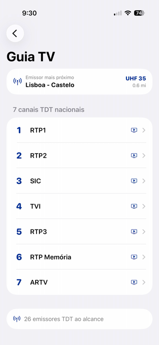PortugalTVMap Screenshot 10 of 10