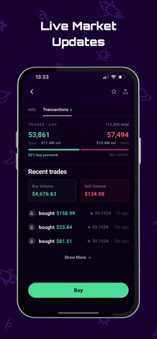 Pluto: Memecoin Trading Screenshot 4 of 6