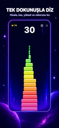 Tap Tower: Snap Drop iPhone Ekran Görüntüsü 1