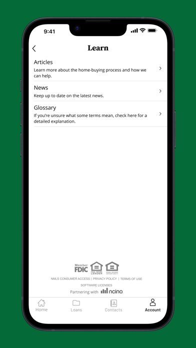 App screenshot