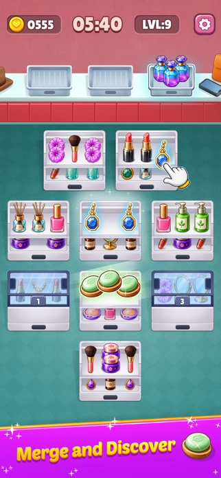 Makeup Sort 3D Puzzle Screenshot 1 of 4