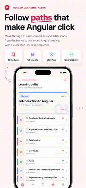 Learn Angular & TypeScript screenshot 2