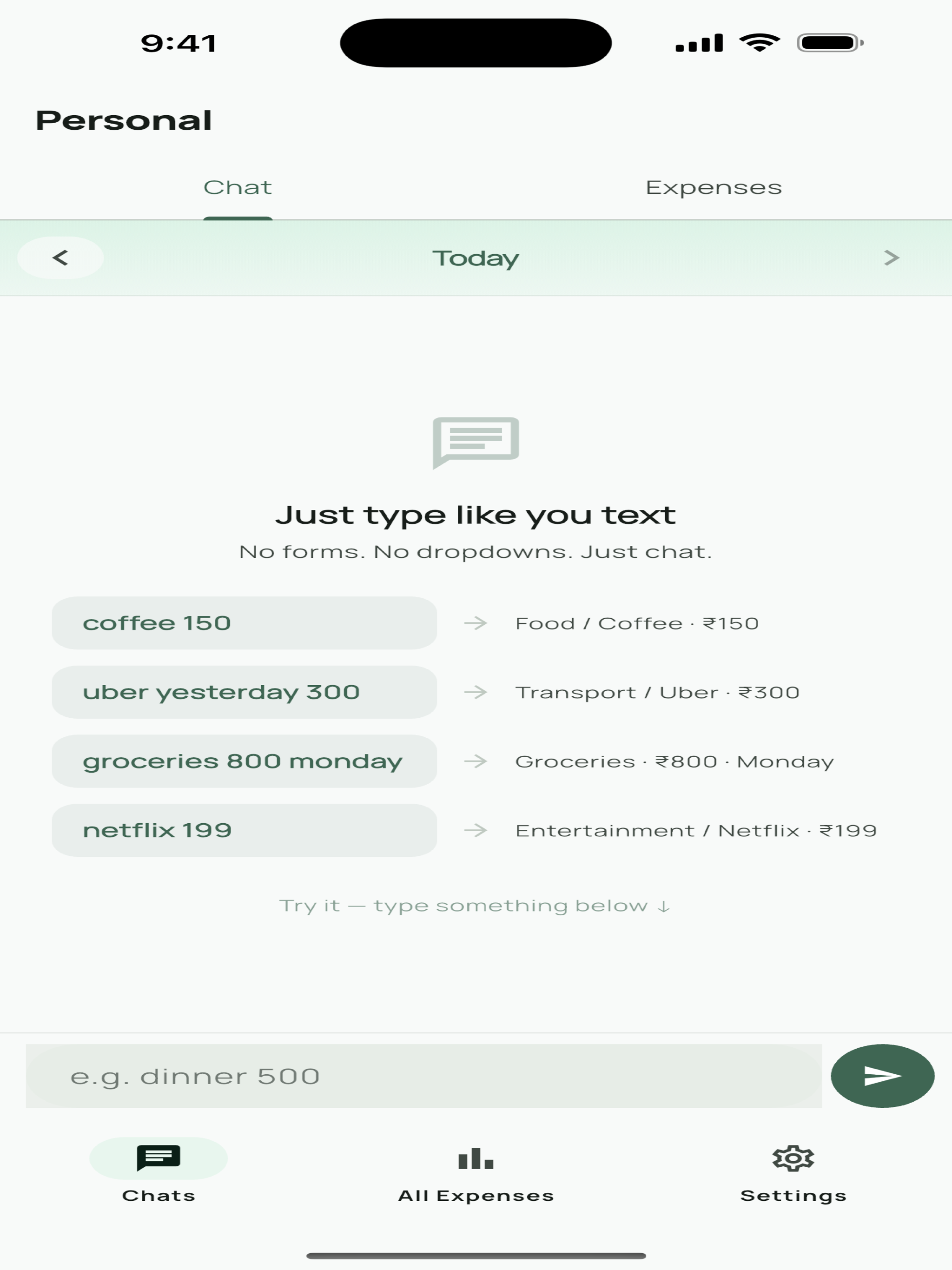 Expense Chat Tracker