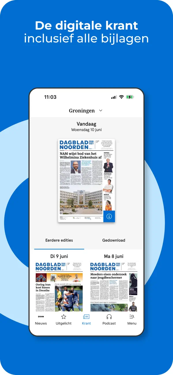 Screenshot #2 pour DVHN - Nieuws & Digitale Krant
