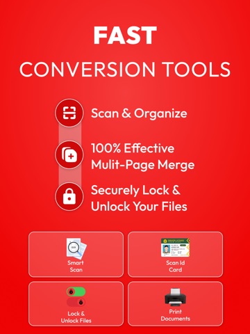 JPG to PDF - Image Converter iPad screenshot