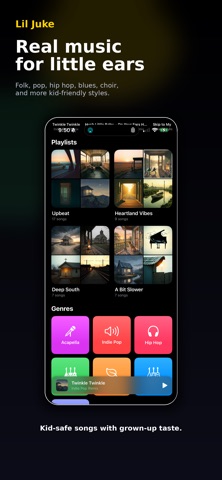 Lil Juke: Kids music, improved iPhone screenshot