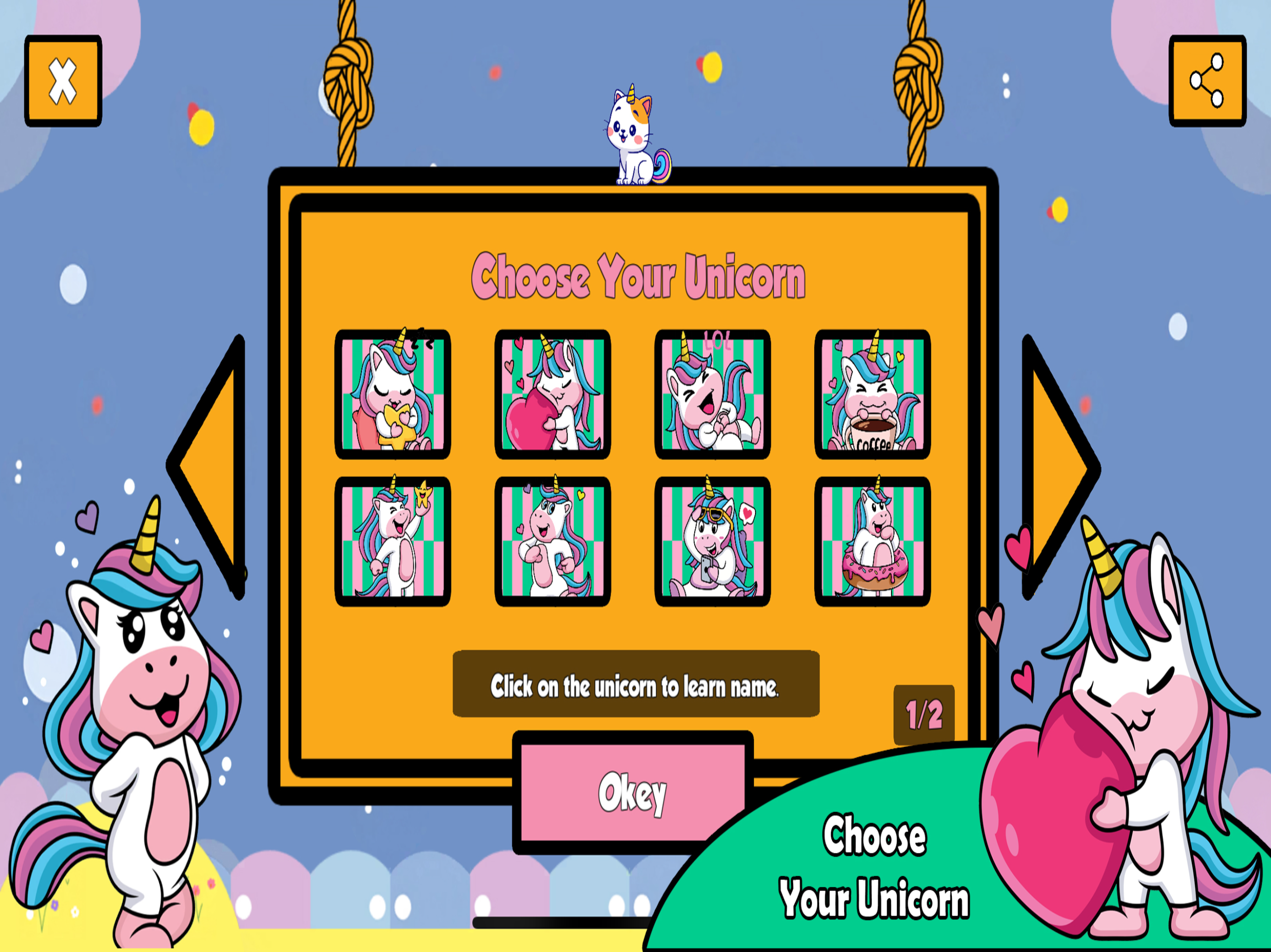 Unicorn Puzzle Game