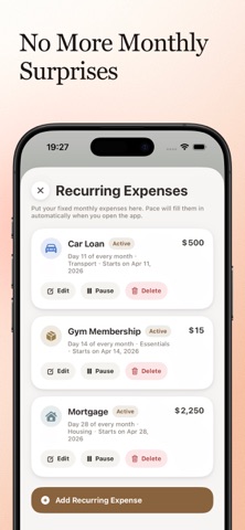 Pace - Budget Tracker Screenshot 4 of 4