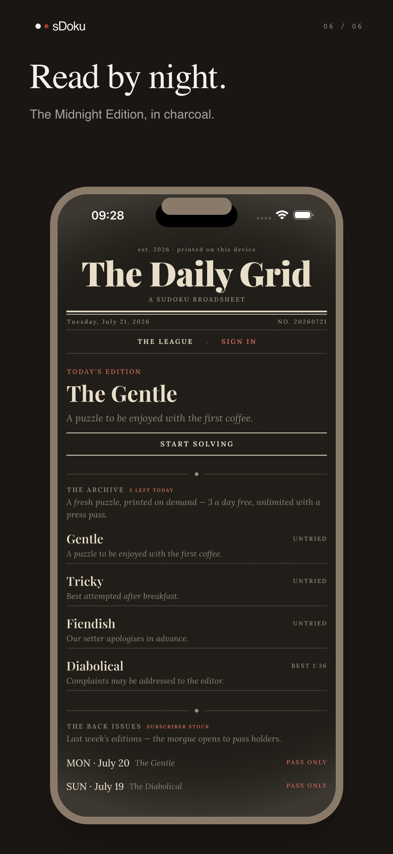 sDoku: The Sudoku Broadsheet screenshot 6