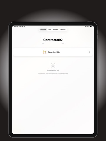 Contractor IQ: Construction AI iPad screenshot
