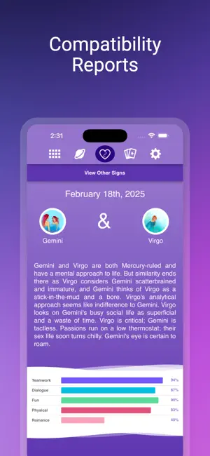 Horoscopes screenshot 3