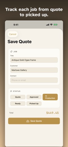 Mitre: Picture Framing Studio screenshot