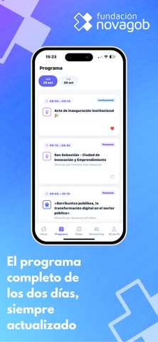 Congreso NovaGob iPhone screenshot 5