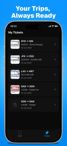 Flight Ticket Scanner screenshot