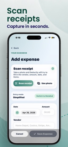 Deductly - Expense Tracker screenshot