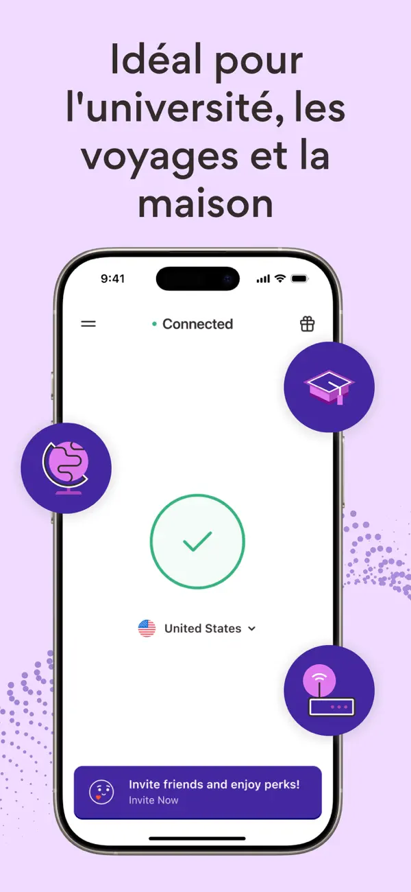 Screenshot #2 pour VPN 360: Proxy Rapide et Privé
