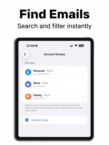 SentNow -  Email iPad screenshot