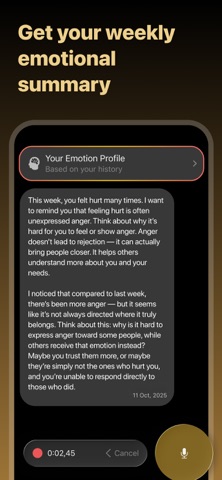 Container: AI Emotion Tracker Screenshot 3 of 3