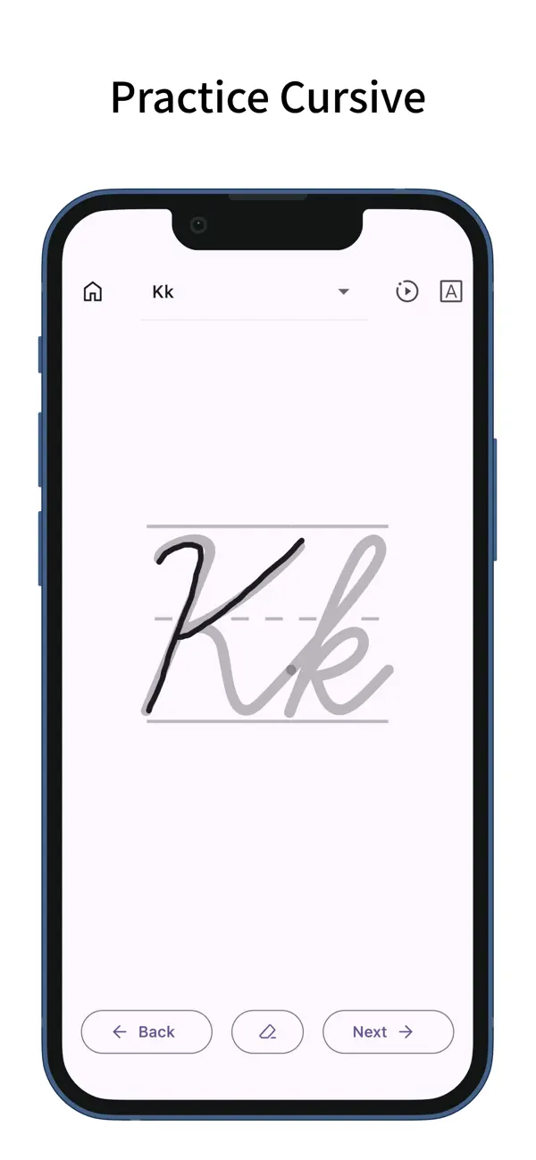 #1. Cursive: Learn Cursive (iOS) Ved: enoiu