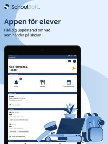 SchoolSoft Elev iPad screenshot 1