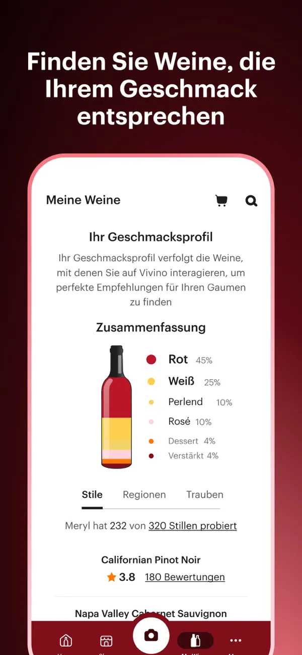 Vivino iPhone App Screenshot 6 – Essen und Trinken