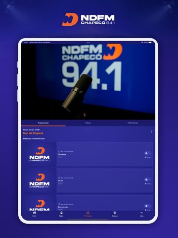 NDFM Chapecó iPad screenshot