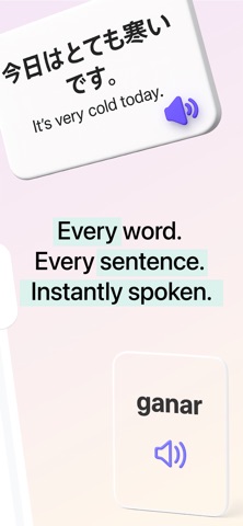Mora: Language Flashcards AI iPhone screenshot