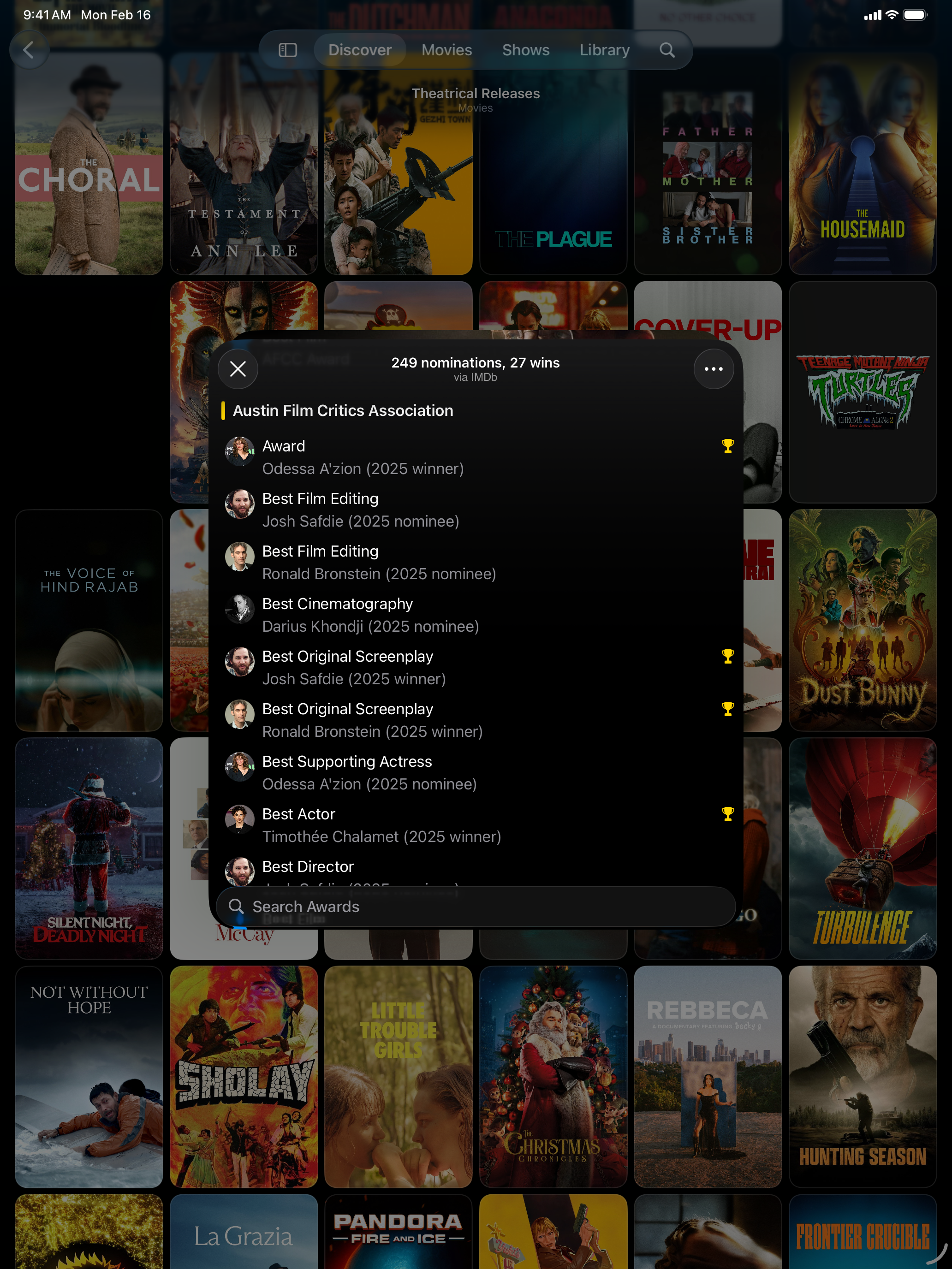 Binge: Movies and Shows