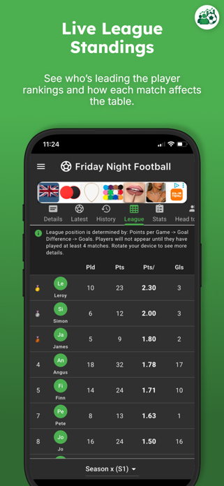 Our League App Screenshot 6 of 8