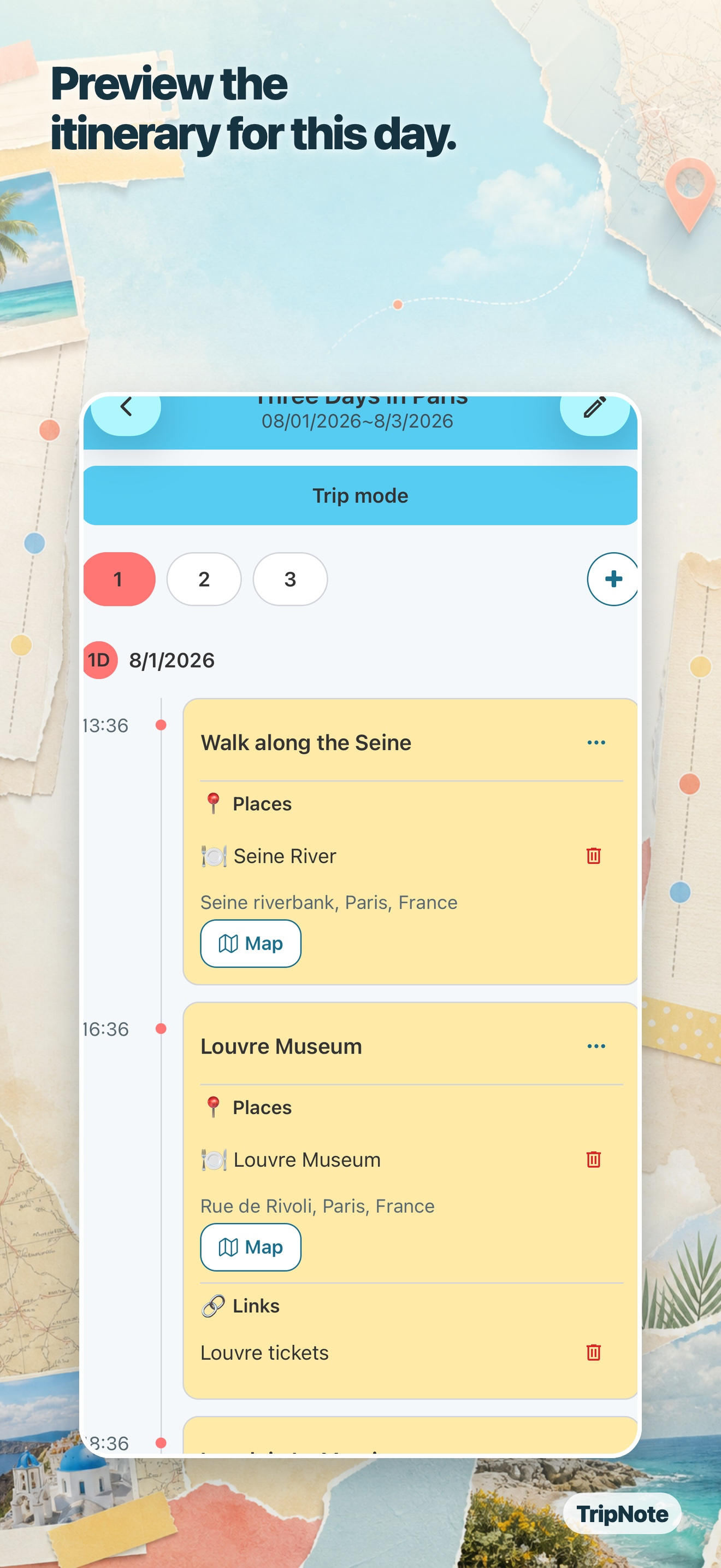 TripNote: Travel Planner screenshot 3
