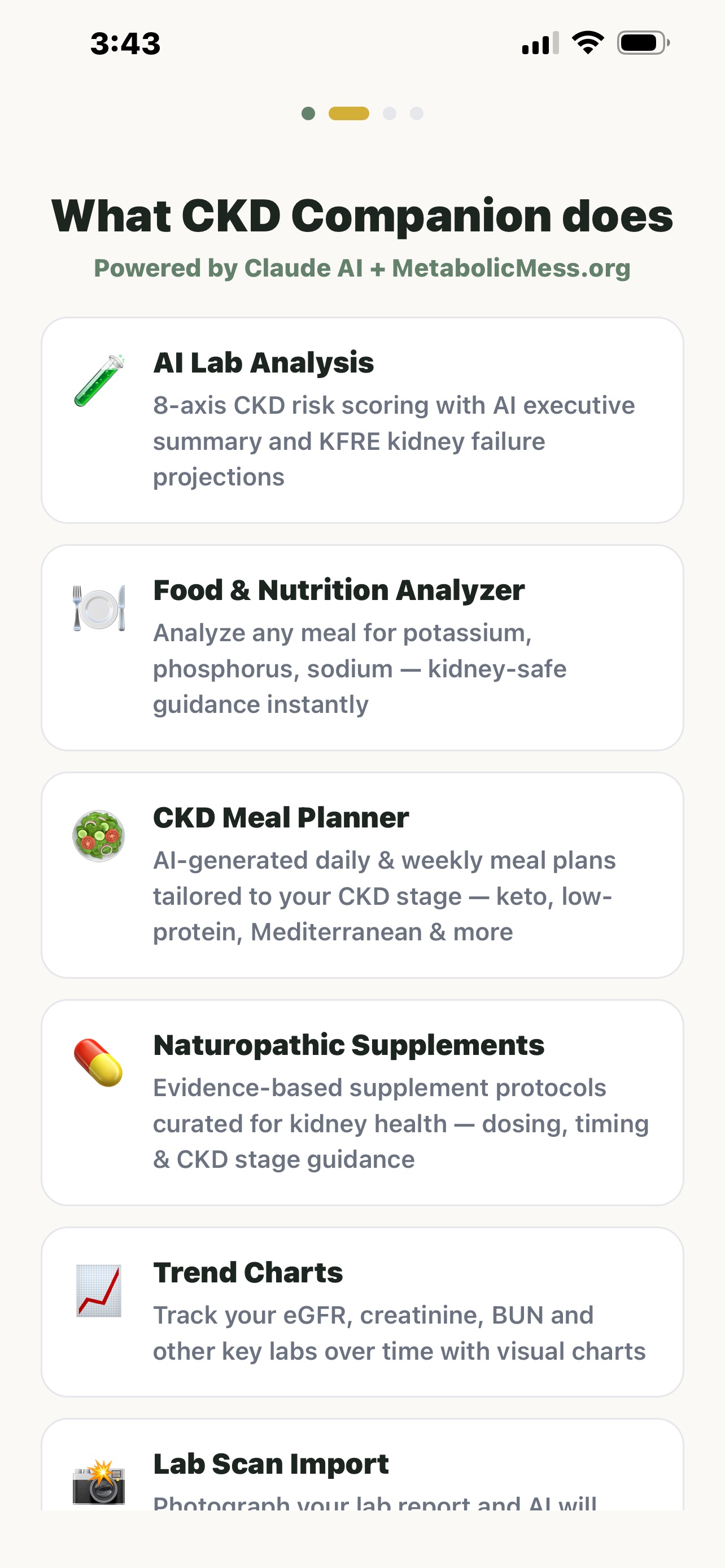 Screenshot 1 of CKD Companion