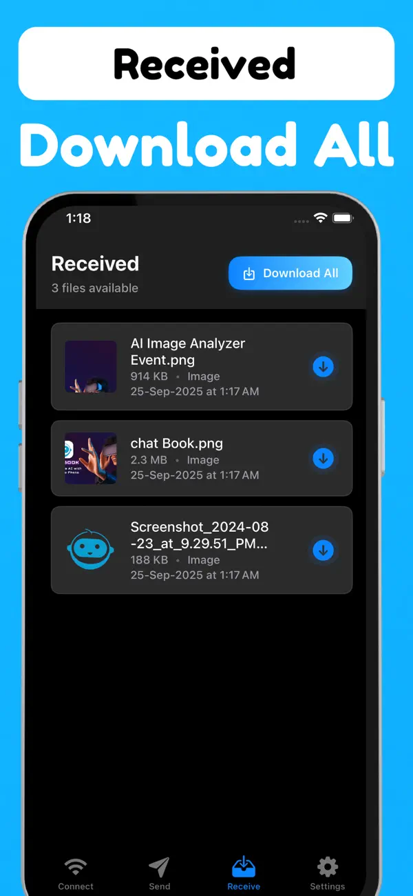 #3. Offline Files Share - FlowSend (iOS) Podle: Karthik raja