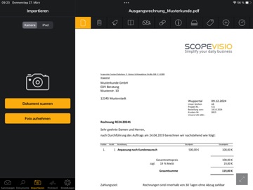 Documents by Scopevisio iPad screenshot