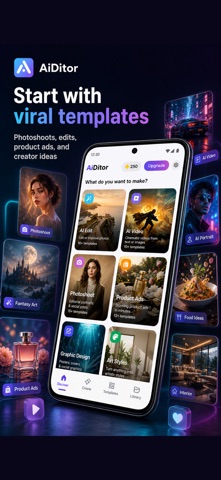 AiDitor: AI Photo Video Editor screenshot