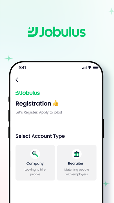 Jobulus Recruiter app screenshot