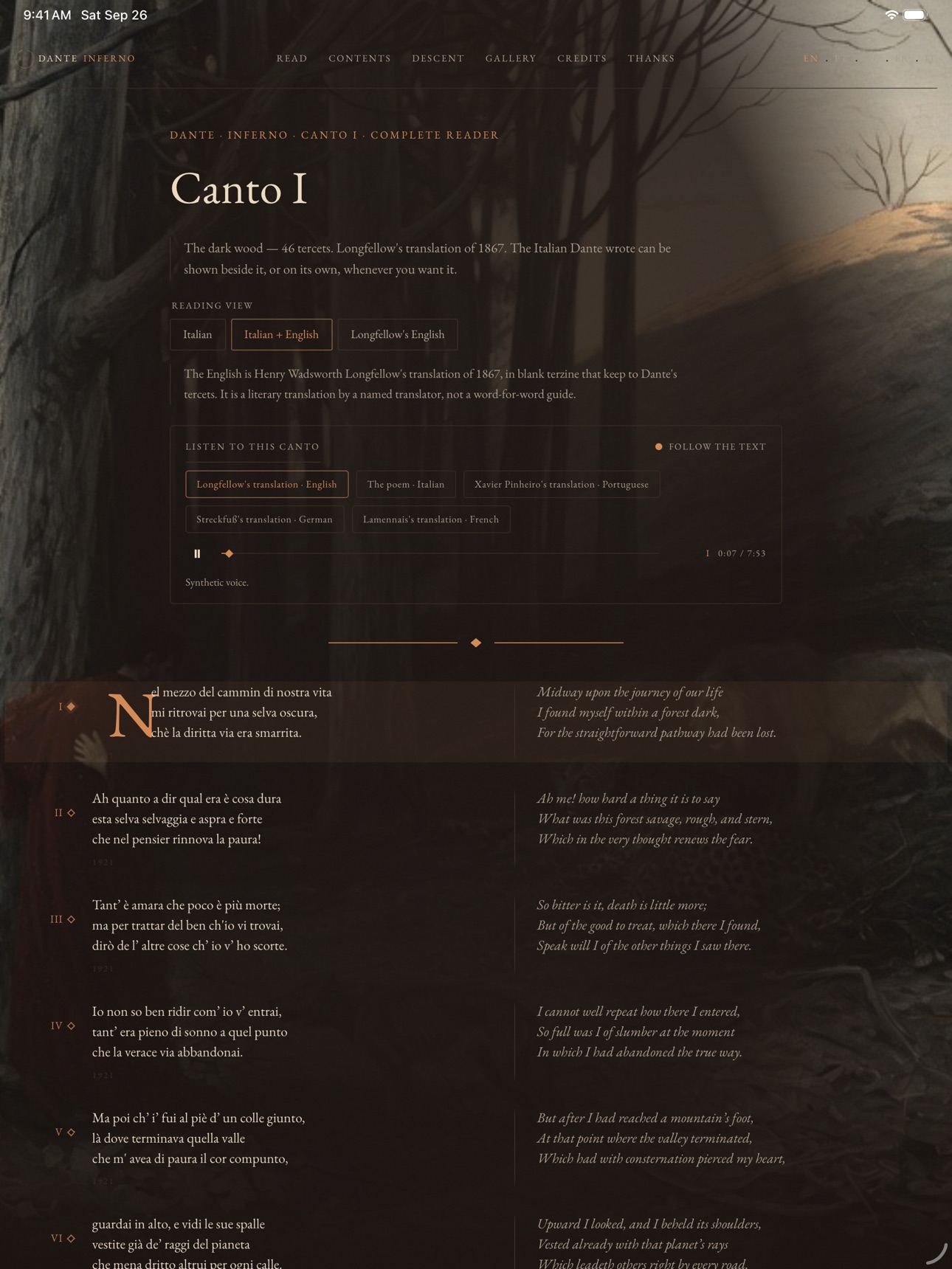 Screenshot 8 of Inferno — Dante Alighieri